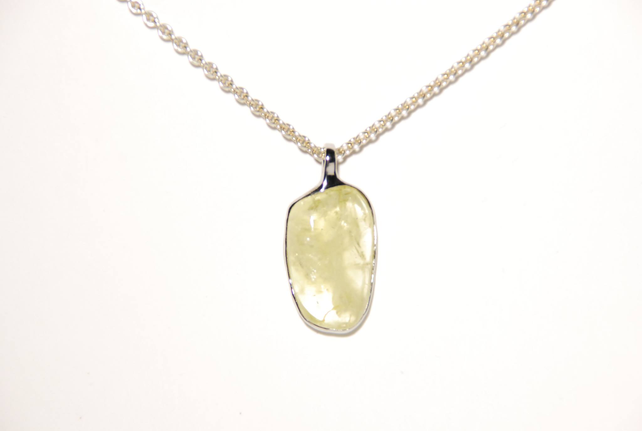 lemon quarz (lemonquarz, silver, stainless teel)