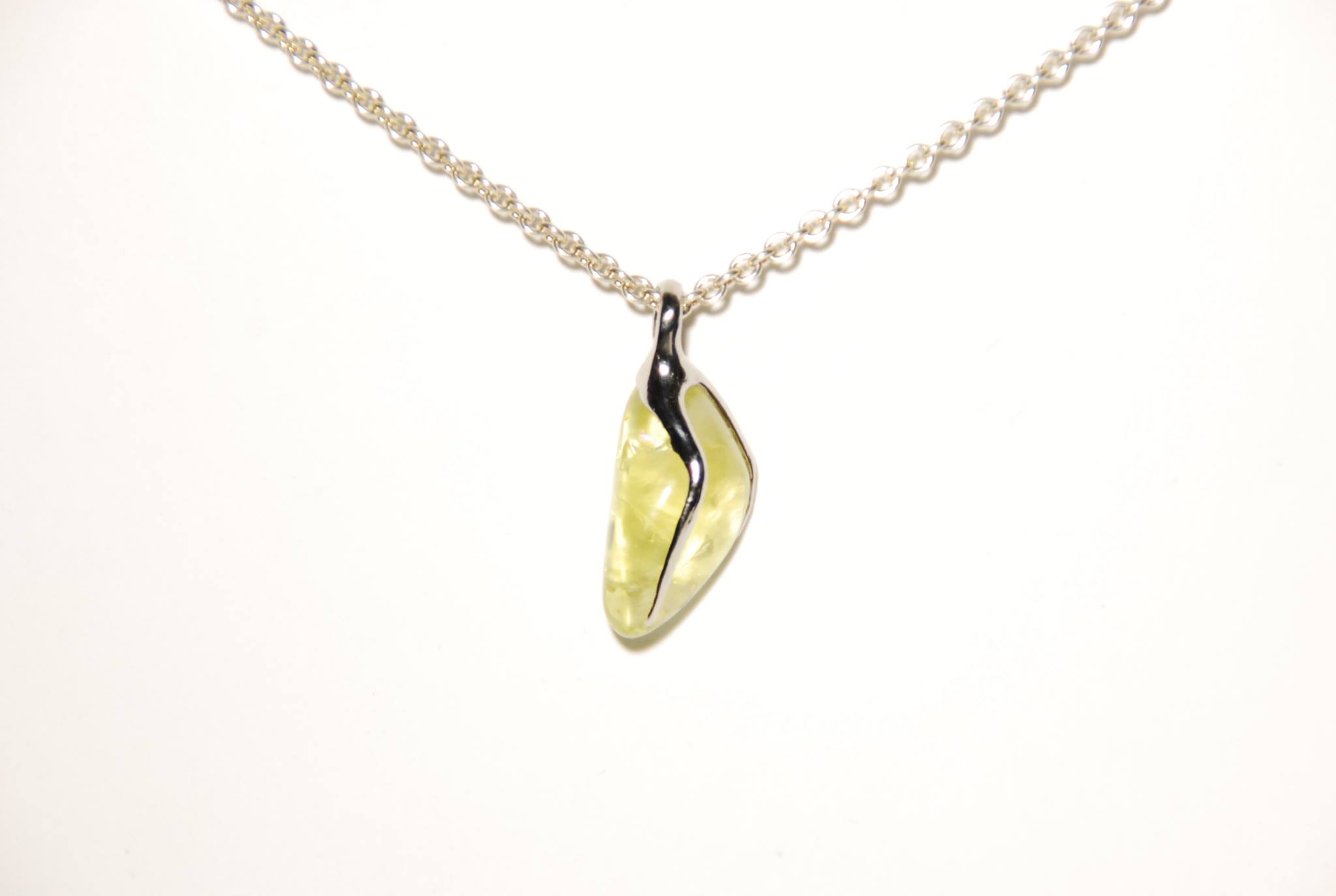 lemon root (lemonquarz, silver, stainless steel)