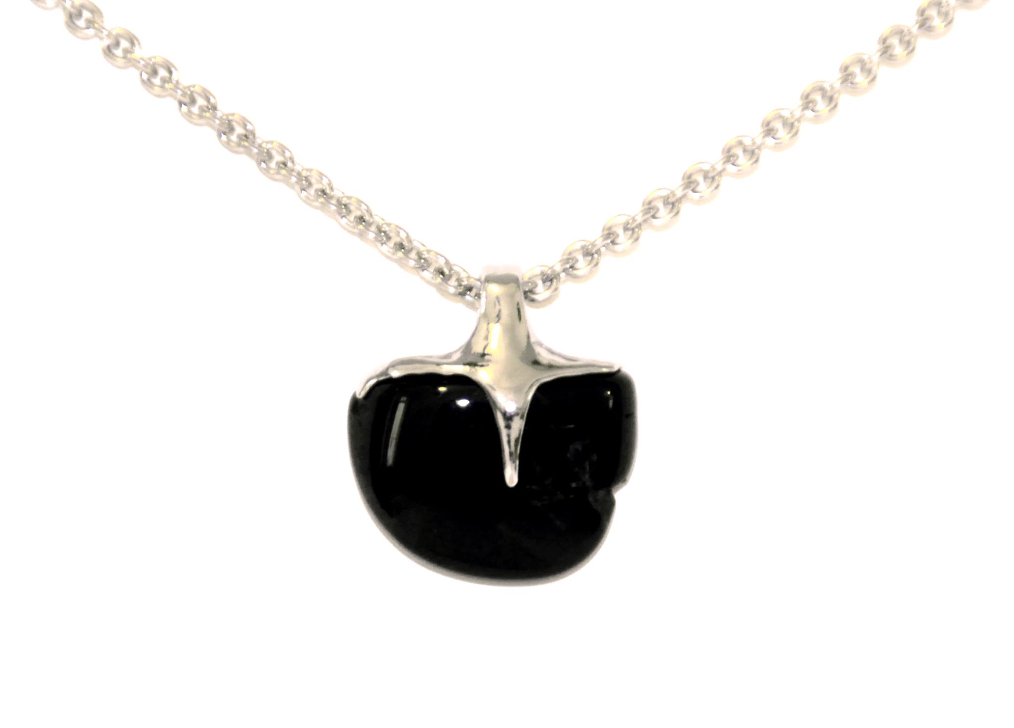 black apple (onyx, silver, stainless steel)